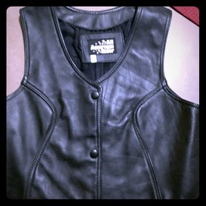 Black All American Rider Vest